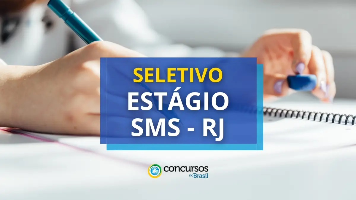 SMS RJ: mais de 130 vagas de aprendizado em maneira seletivo