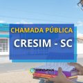 CRESIM – SC publica novo edital de chamada pública