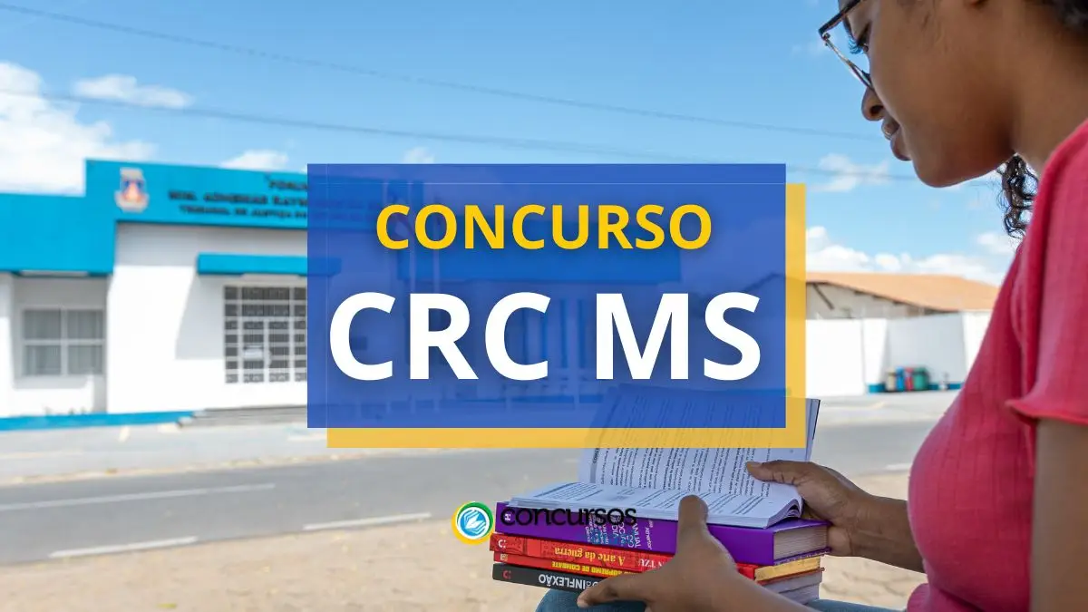 Certame CRC – MS: novas vagas; até R$ 4.093,01 por mês