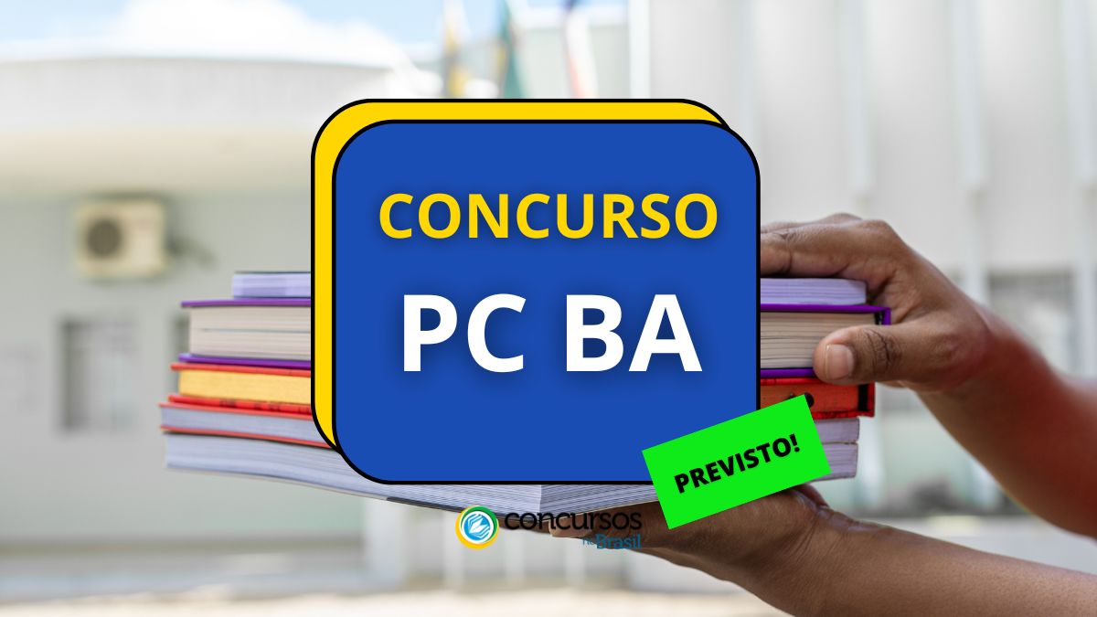 Certame PC BA em 2025: cartaz pretendido; GT já instituído