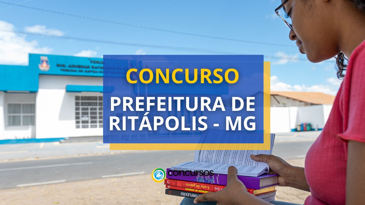 Certame Prefeitura de Ritápolis – MG: até R$ 5.408,27