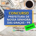 Concurso Prefeitura Nossa Senhora das Graças – PR previsto