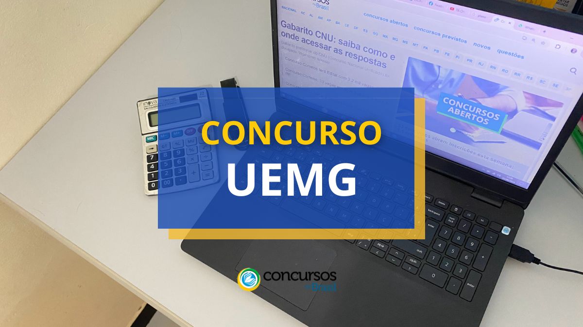 Concurso UEMG, Edital UEMG, vaga UEMG, UEMG,