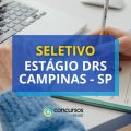 DRS Campinas – SP lança processo seletivo de estágio