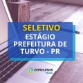 Prefeitura de Turvo – PR lança seletivo de estágio