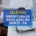 Prefeitura de Água Azul do Norte – PA: vagas em seleção