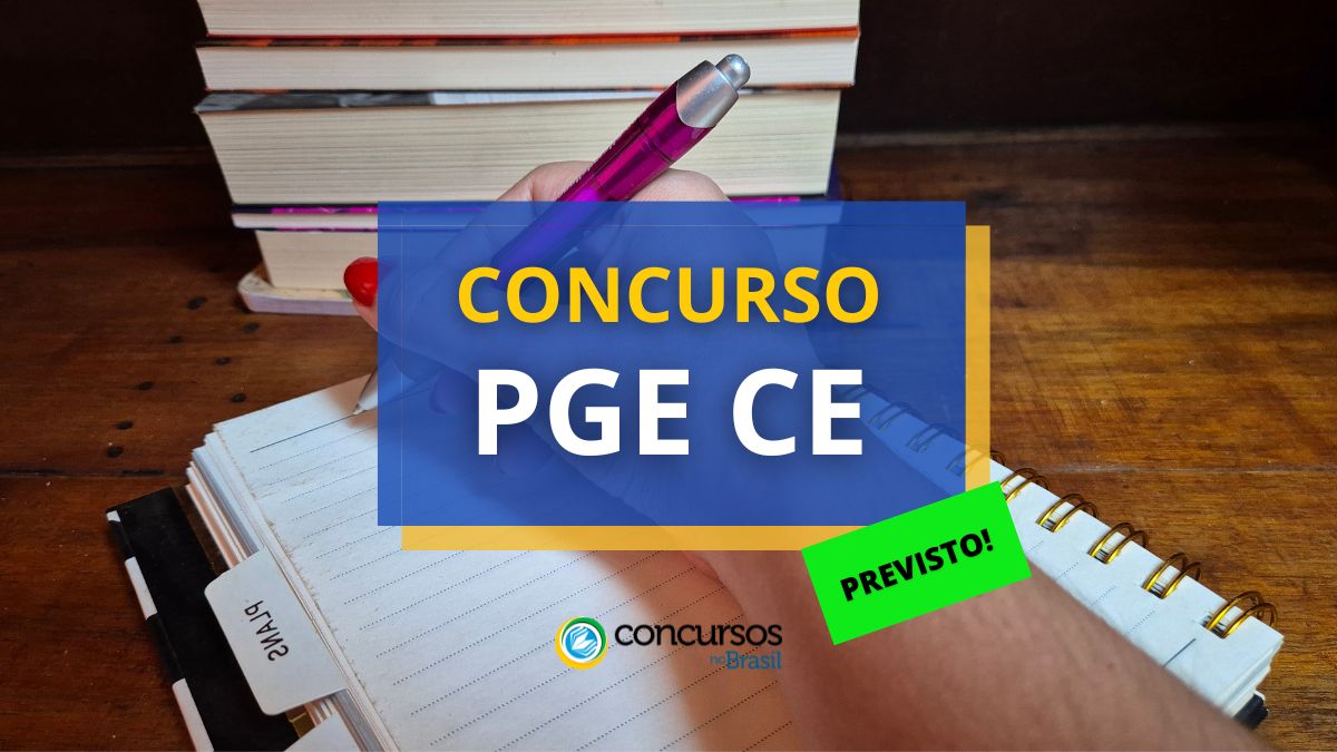 Certame PGE CE contrata mesa organizadora; 40 vagas