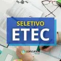 ETEC de Cafelândia - SP abre novo processo seletivo