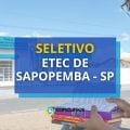 Etec de Sapopemba – SP publica novo edital de seletivo