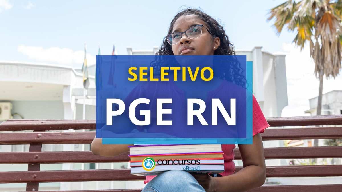 PGE RN divulga cartaz de seleção para estagiários