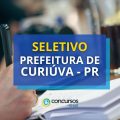 Prefeitura de Curiúva – PR divulga processo seletivo