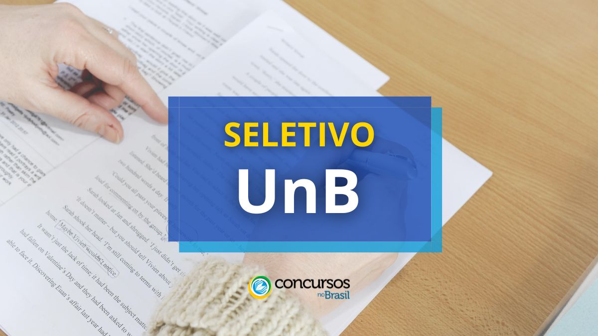 UnB venábulo 3 editais de maneira seletivo; até R$ 6,3 milénio