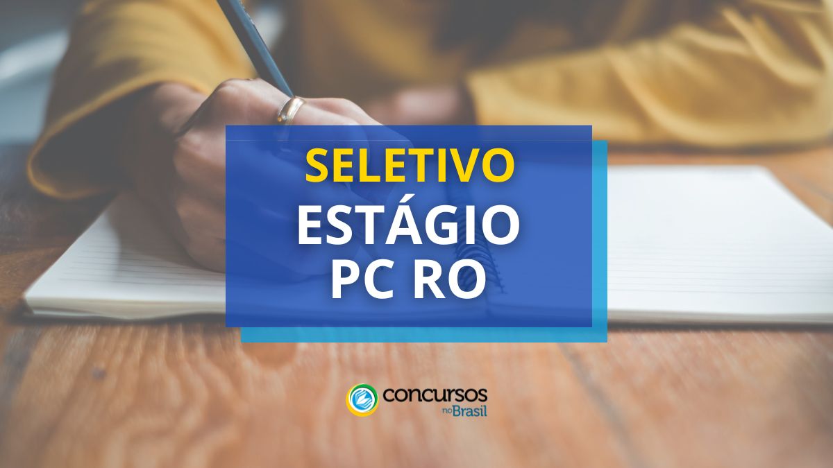 PC RO anuncia vagas de aprendizagem em método seletivo