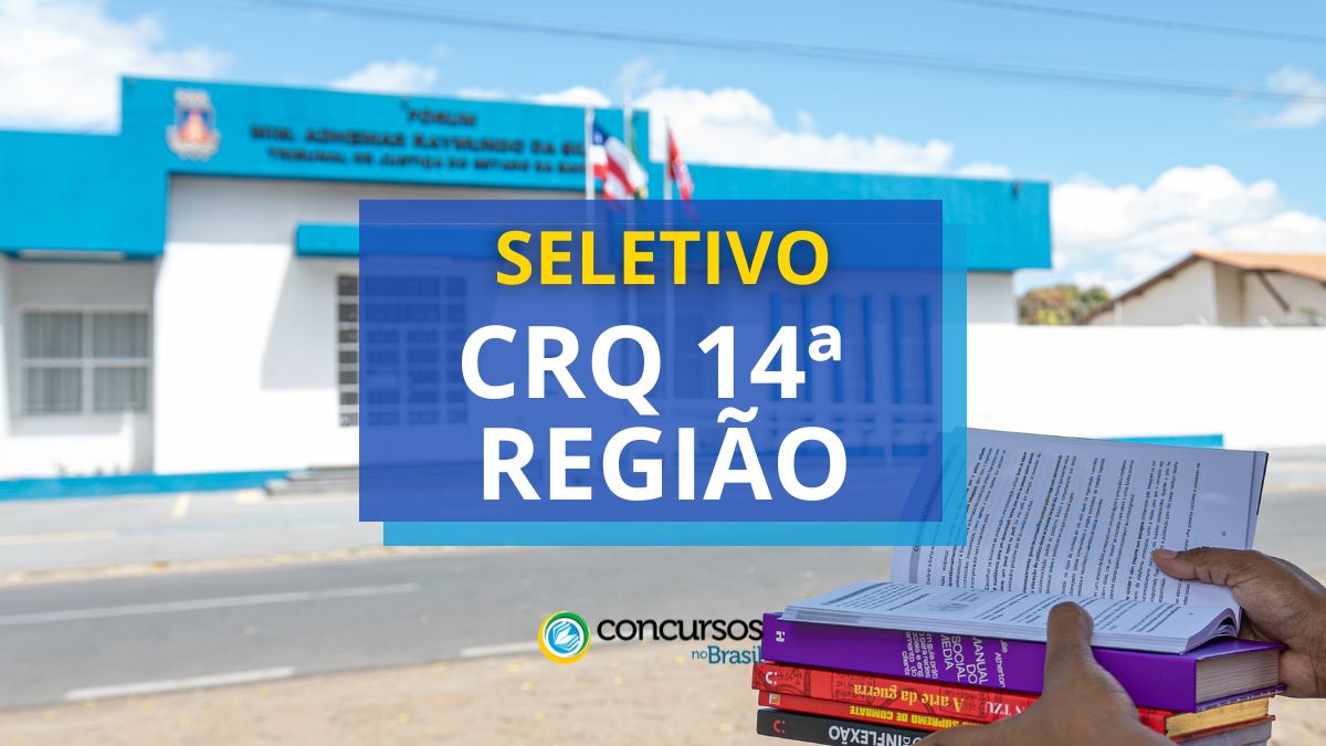 CRQ 14ª Província abre vagas em recente sistema seletivo