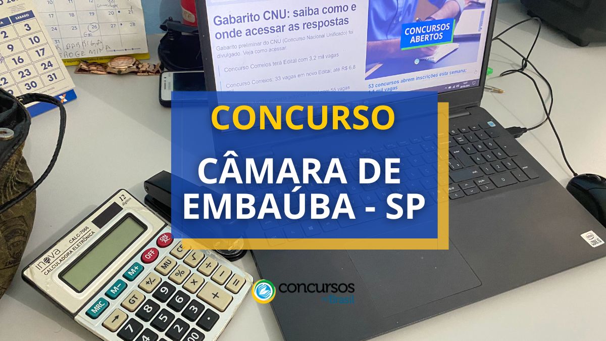 Concurso Câmara de Embaúba, Concurso Embaúba, Vagas Câmara de Embaúba