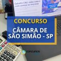 Concurso Câmara de São Simão – SP: até R$ 7,mil/mês