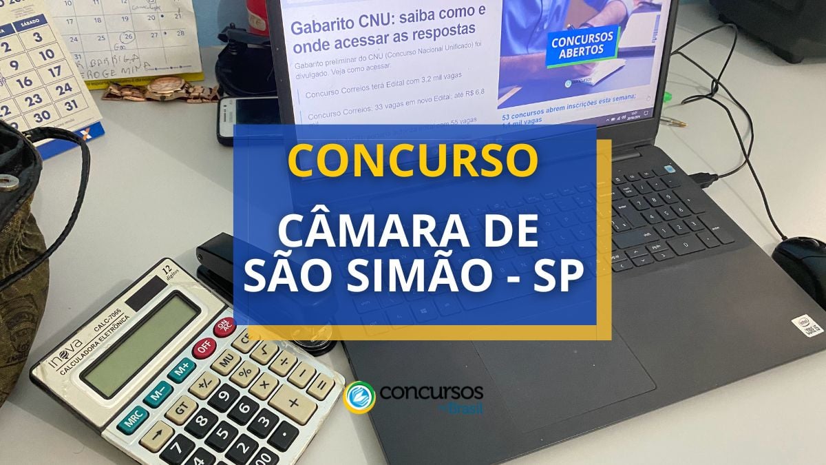 Concurso Câmara de São Simão, Edital Câmara de São Simão, Vagas Câmara de São Simão