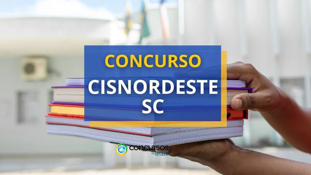 Certame CISNORDESTE – SC: paga mensal até R$ 7.536