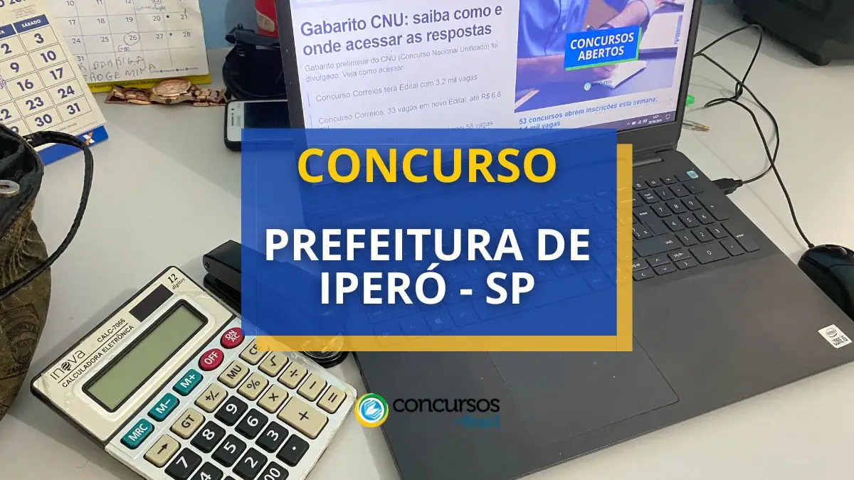 Concurso Prefeitura de Iperó, Concurso Iperó, Vagas Iperó