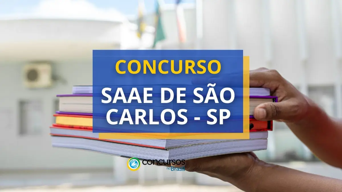 Torneio SAAE de São Carlos – SP: até R$ 8,8 milénio/mês