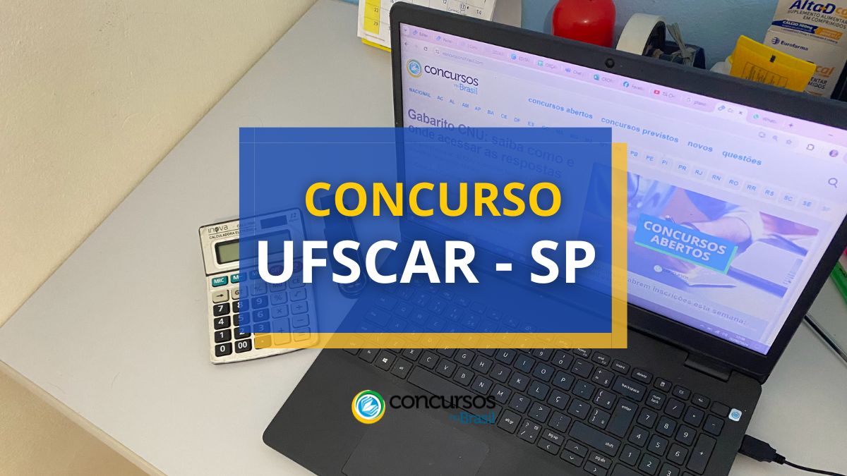 Concurso UFSCAR SP, UFSCAR SP, edital UFSCAR SP, vagas UFSCAR SP.