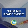 É correto escrever “hum mil reais”?