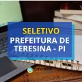 Prefeitura de Teresina – PI lança seletivo de estágio