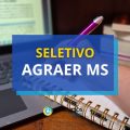 AGRAER MS abre 123 vagas em seletivo; até R$ 7,2 mil