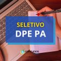 DPE PA anuncia edital de processo seletivo simplificado