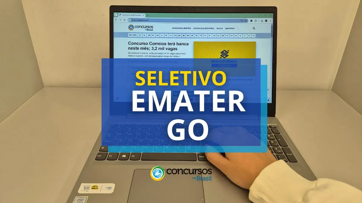 EMATER GO abre seleção: 343 vagas; até R$ 9.000 mensais