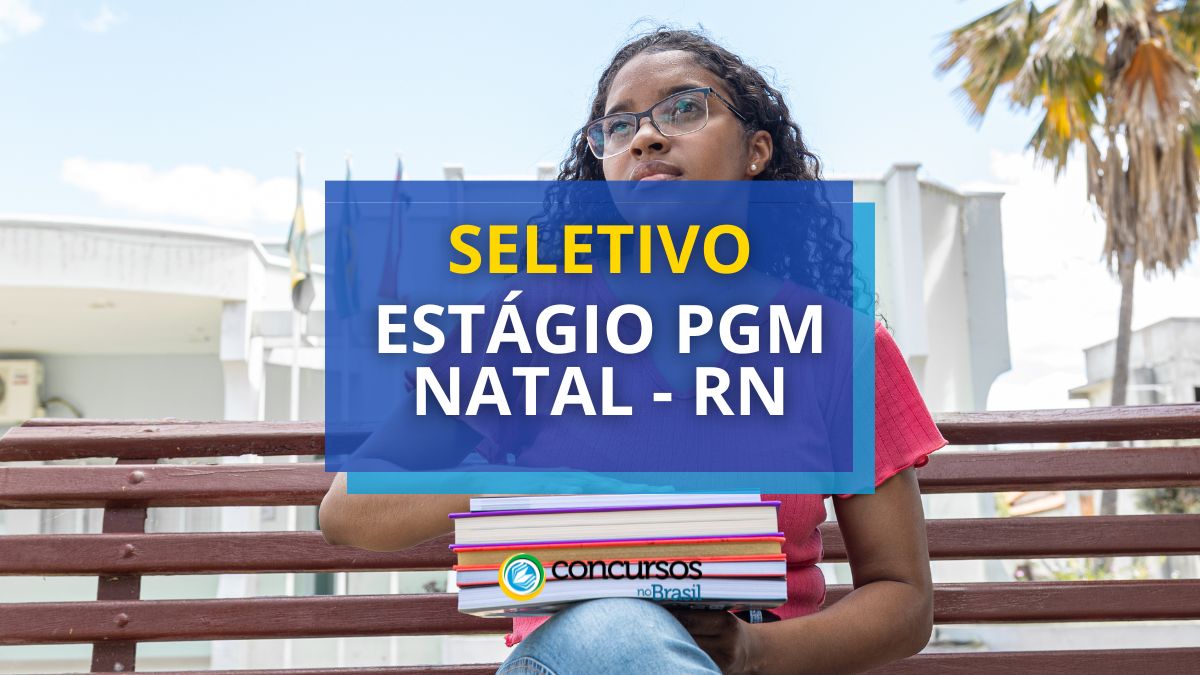 PGM Natal – RN flecha cartaz de seletivo de aprendizagem