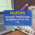 Prefeitura de Jaraguá do Sul – SC: seletivo de estágio