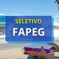 FAPEG – GO divulga edital de seletivo; R$ 8,3 mil/mês