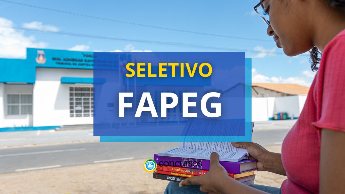 FAPEG – GO divulga papeleta de seletivo; R$ 8,3 milénio/mês