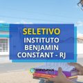 Instituto Benjamin Constant – RJ abre processo seletivo