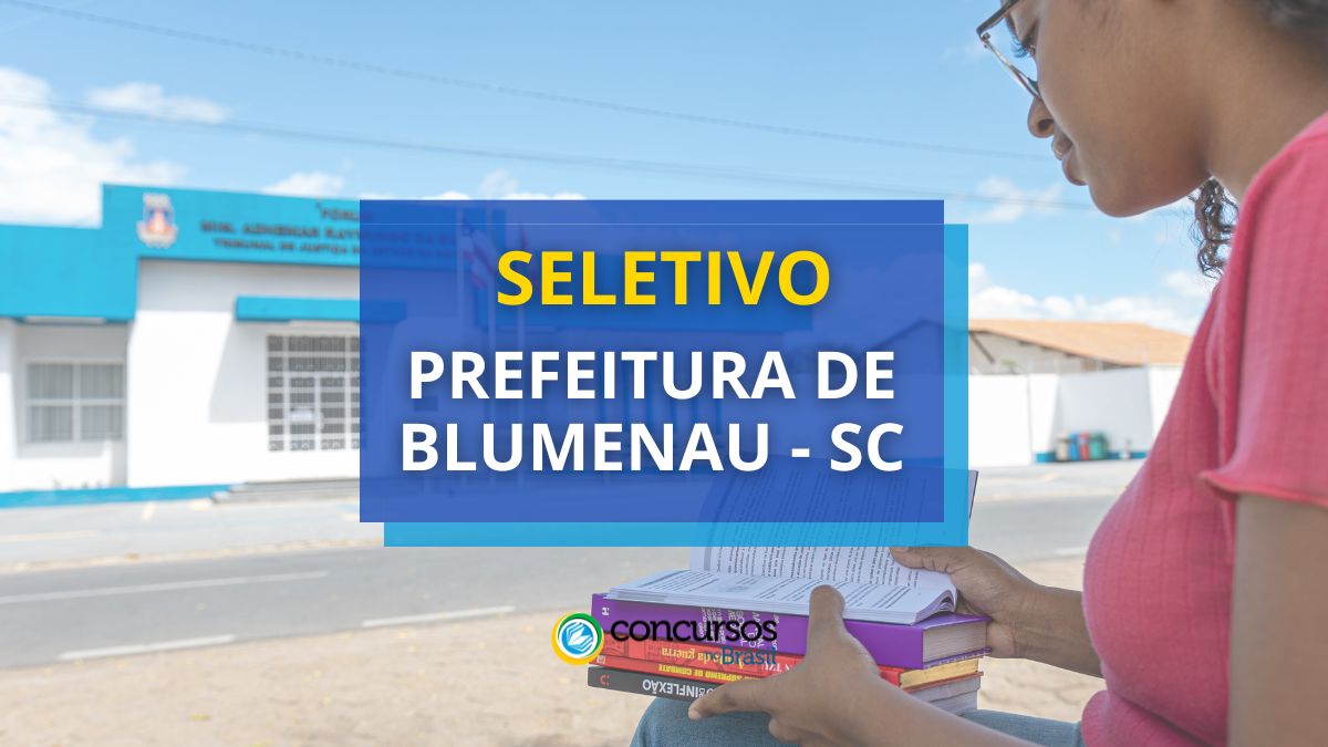 Prefeitura de Blumenau – SC: venábulo papeleta de seletivo