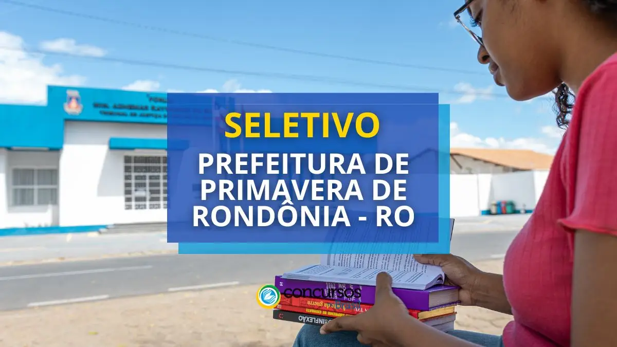 Prefeitura de Primavera de Rondônia – RO: cartaz crédulo