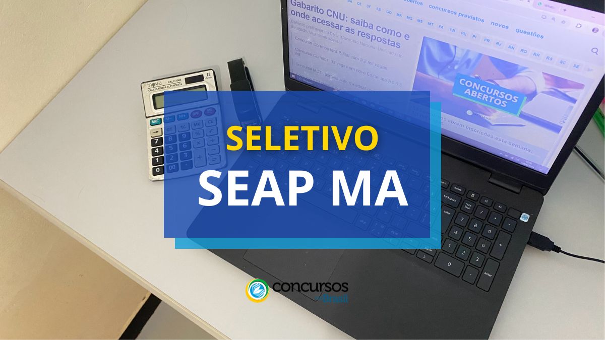 SEAP MA publica mais único cartaz de maneira seletivo