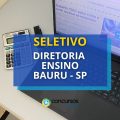 Diretoria de Ensino de Bauru – SP preencherá 138 vagas