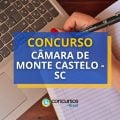 Concurso Câmara de Monte Castelo – SC: saiu edital