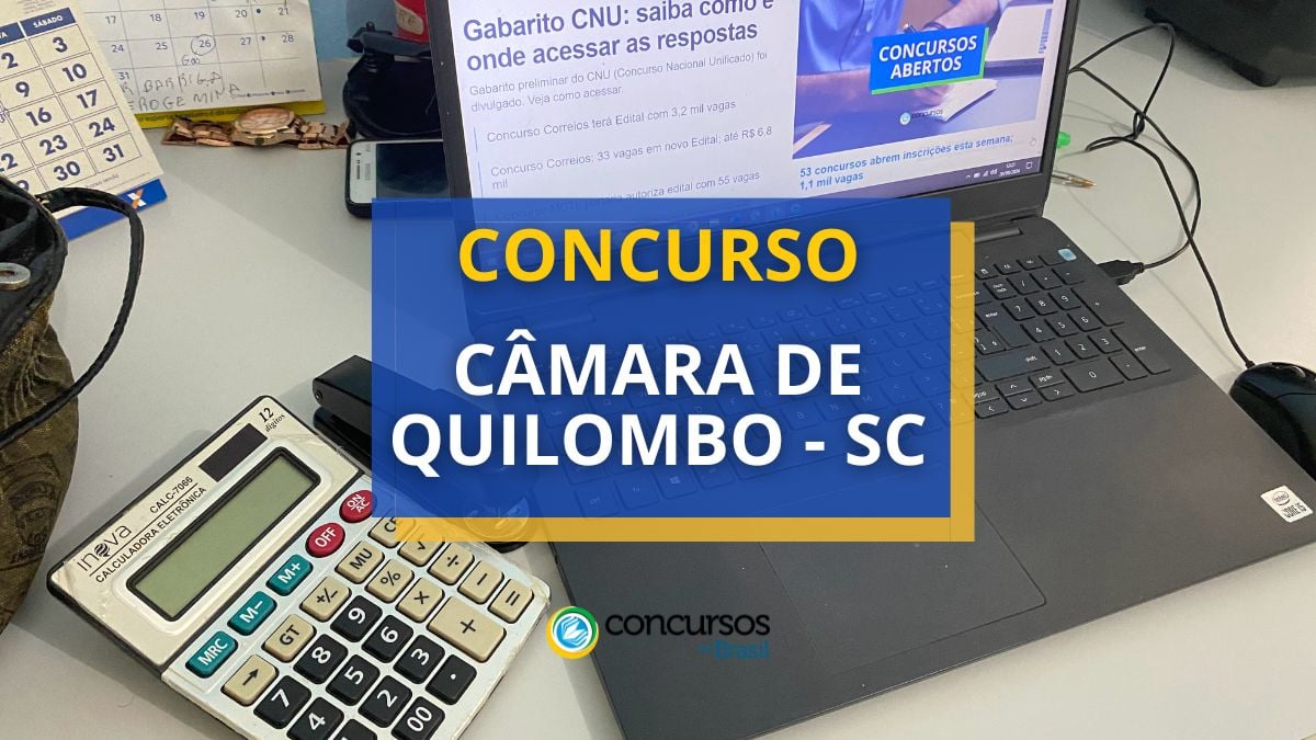 Concurso Câmara de Quilombo, Concurso Quilombo, Edital Câmara de Quilombo