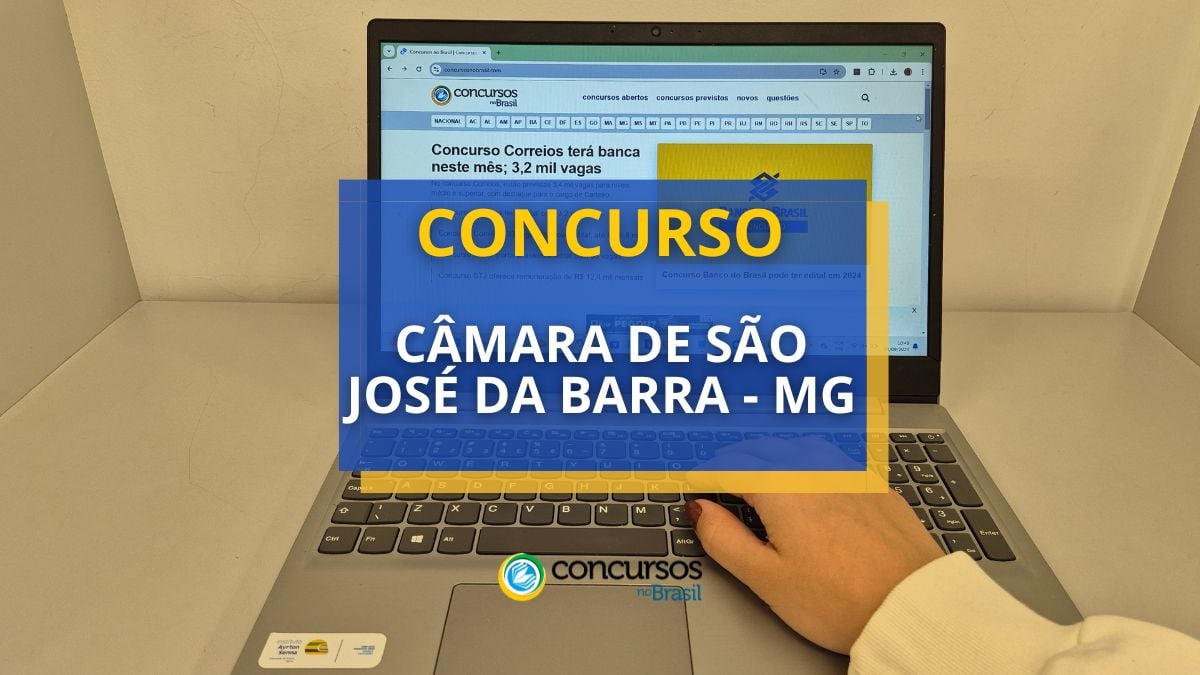 Concurso Câmara de São José da Barra, Concurso São José da Barra, Concurso Câmara MG