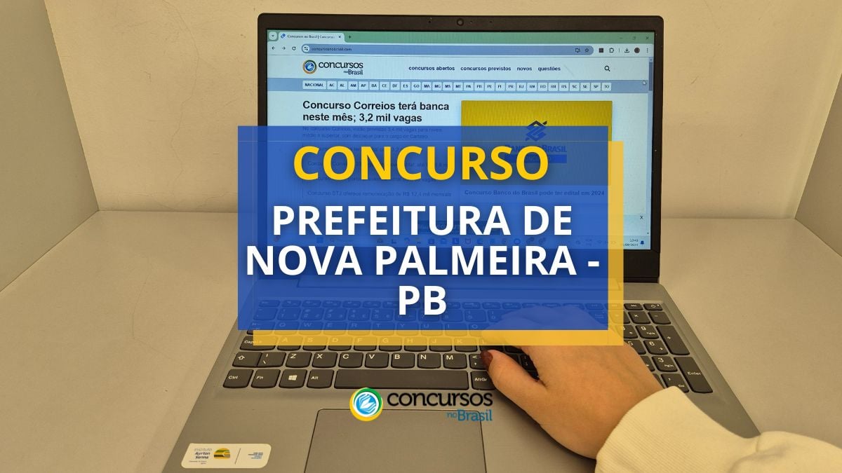 concurso prefeitura de nova palmeira, concurso nova palmeira, edital nova palmeira