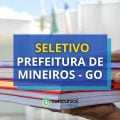 Prefeitura de Mineiros – GO lança extrato de seletivo