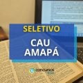 CAU – AP abre processo seletivo: vaga para nível médio