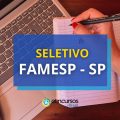 FAMESP - SP anuncia 5 editais de seletivo; até R$ 4 mil