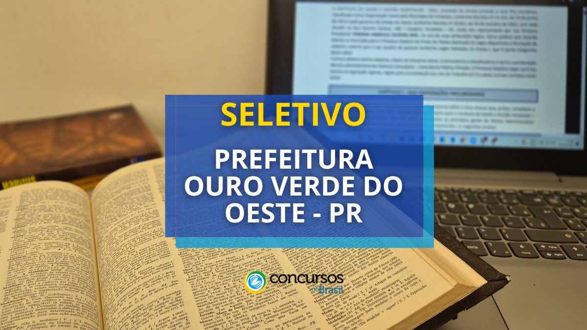 Prefeitura de Ouro Virente do Poente – PR flecha papeleta de seletivo