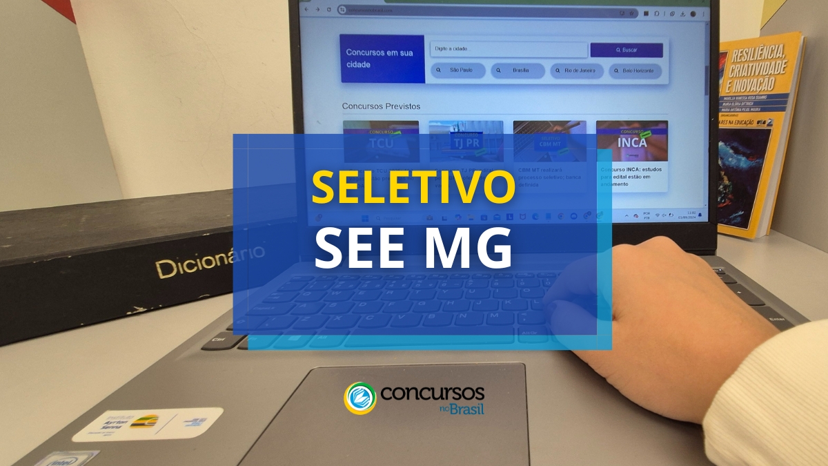 processo seletivo SEE MG, vagas na SEE MG, vagas do processo seletivo SEE MG, inscrições no processo seletivo SEE MG