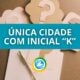 Qual é a única cidade do Brasil que começa com a letra K?