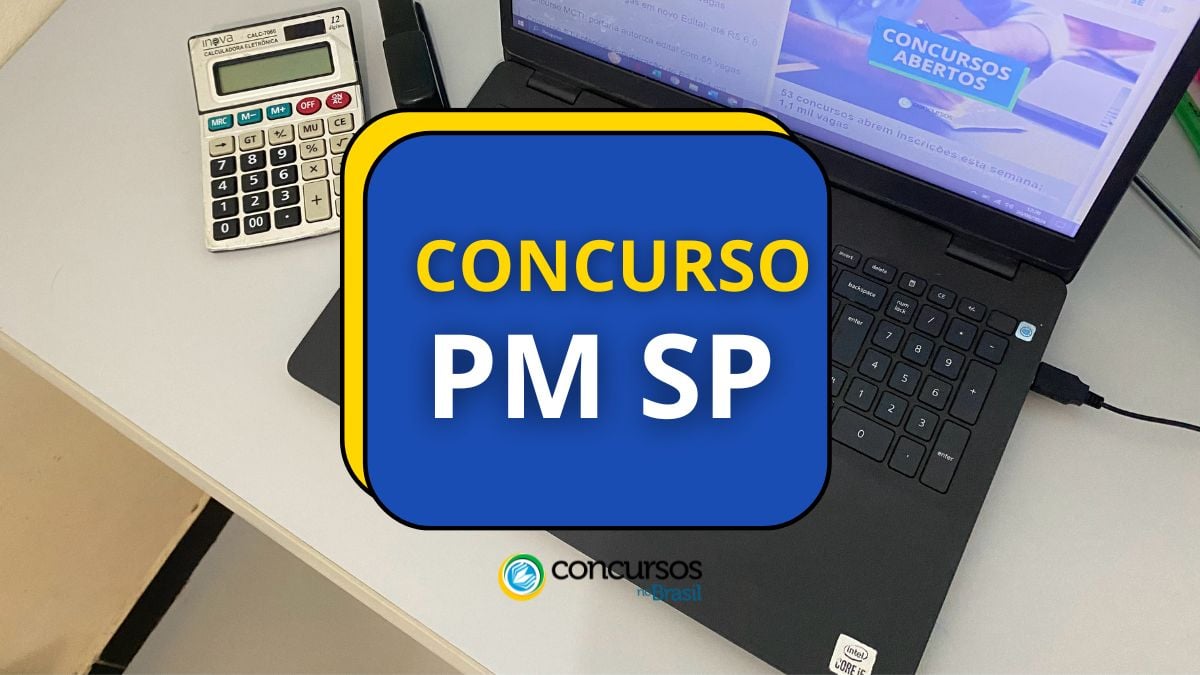 Concurso PM SP abre 2.700 vagas; iniciais de R$ 4,8 mil